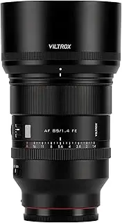 VILTROX 85mm F1.4 Pro FE, AF 85mm f/1.4 Full Frame Auto Focus Camera Lens for Sony E-Mount Mirrorless Cameras a7 a7II a7III a7R a7RII a7RIII a7RIV a7S a7SII a9 a7C