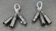 2 New 6" XLR Splitter Straight Wire Symphony 3 Interconnect Cable