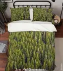 3D Forest Overlooking Landscape Quilt Cover Set Bedding Sets Pillowcases Queen