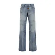 [Balenciaga] Balenciaga-Light Blue Fitted Low Waist Cotton Jeans-Uomo S STAND