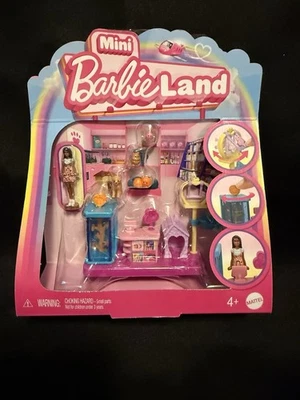 Barbie Mini BarbieLand Collectible Pet Boutique Playset w 1.5-Inch Doll
