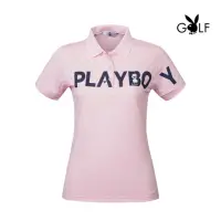 在飛比找momo購物網優惠-【PLAYBOY GOLF】女款LOGO圖騰短袖POLO衫-