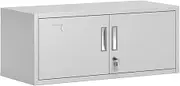 Filing Cabinet Metal File Cabinet with Locking, Iron Filing Cabinet Financial Voucher Cabinet Stackable Office Organizer, 33.4" L×15.3" H×14.1" D File Storage Cabinets