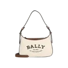 Bally Coralye Hobo Bag in Canvas Leather Beige