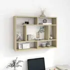 Display Storage Bookshelf Wall Mount Floating Book Cabinet Shelf Shelving Rack