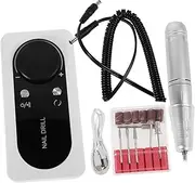 VALICLUD Nail Polisher Nail Drill Manicure Drill Manicure Equipment Professional Nail Files Portable Electric Drill Nails Drill Portable Nail File Home Nail Salon White Lithium Batteries