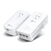 TP-Link TL-WPA8631PKIT WPA8631PKIT AV1300 Gigabit Passthrough Powerline AC Wi-Fi Kit 300m Range