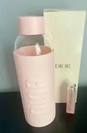 New Dior Glass Gourde Flask Glass Bottle Collectable Dior