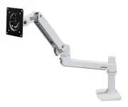 Ergotron LX Desk Monitor Arm Monitor Mount - White