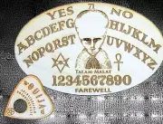 Cult of Lam Wooden Ouija Board & Planchette | Aleister Crowley Spirit Board