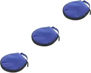 3pcs Cd Case Small Cd Bag Portable Disc Bag Oxford Cloth DVD Storage Case