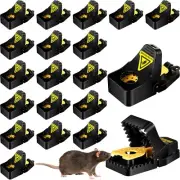 20 Pack Mouse Traps for House, Small Mice Trap Indoor Quick Effective Sanitar...