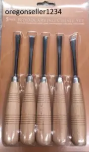 (USA SELLER) Wood Carving Hand Chisel Set Kit 5 pc USA SELLER (SALE) !!!!!!