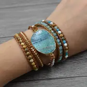 Healing Ocean Jasper Stone Bracelet