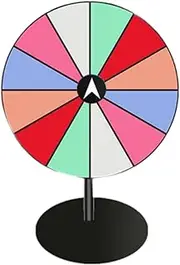 Generic Tabletop Prize Turntable Portable Roulette Wheel for Events and Promotions