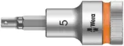 Wera Zyklop C HF HEXAGON SOCKET 5mm 1/2" Hex Drive, Colour Coded- 60mm Or 140mm