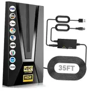 2024 Upgraded HD TV Antenna, 980+ Miles Range Indoor Outdoor Digital TV