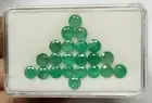 Natural Emerald Round cut 5.00 mm 9.45 cts, 22 Pieces Lot Loose Green Emerald