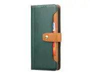 Xiaomi Mi 11 Lite Case Double-Fold Flip PU Leather - Green