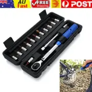 16Pcs 1/4 Drive Click Torque Wrench 2-24NM Ratchet Spanner Adjustable Repair Set
