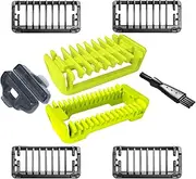Guide Comb 1/2/3/5 MM Beard Trimmer Guards Replacement, Guards for Norelco QP2520 QP2530 QP2630 QP2620 QP2510 QP2521 QP2522 QP2531 QP6510