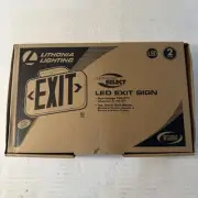 LED Exit Sign NEW Lithonia Contractor Select EXR Series 120/277-Volt Integrated