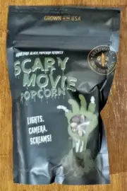 8oz Scary Movie Popcorn - Graveyard Black Popcorn Kernels