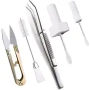 Sewing Machine Overlock & Serger Thread Service Kit - tweezer Screwdrivers...