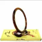 Double Sided Desk Stand Mirror Makeup Tool One Side Magnifying & Mirror Best New