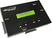 Vinpower Digital 1 to 3 SATA 2.5" & 3.5" Hard Disk Drive/Solid State Drive (HDD/SSD) Clone Duplicator and DOD Level Eraser