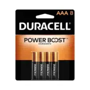 Duracell Coppertop PowerBoost AAA Alkaline Batteries, 1.5V, 8ct