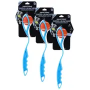 3x Paws & Claws 40cm Ergonomic Ball Speed Launcher Pet/Dog Interactive Toy Blue