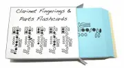 Clarinet Fingerings & Clarinet Parts Flashcard Set