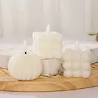 Holiday Dinner Rustic Candle Flameless Led Pumpkin for Party Atmosphere Battery