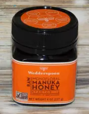 WEDDERSPOON Raw Monofloral Manuka Honey K Factor 8oz Best By 5/2027 NEW/Sealed