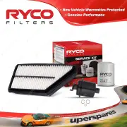 Ryco Oil Air Fuel Filter Service Kit for Honda Prelude BB 02/2002-07/2002