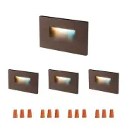 Step Lights 2700K/3000K/3500K/4000K/5000K, 4" 120V Dimmable Stair Lights Indo...