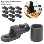 (01)10X/pack Kayak Canoe Bungee Shock Cord Hook Bungee Terminal End Tabbed Hoo