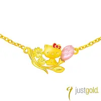 在飛比找momo購物網優惠-【Just Gold 鎮金店】HELLO KITTY鬱金香 