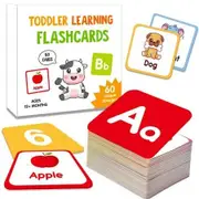Learning Flash Cards for Toddlers First Words Big Cards Numbers Objects Play Games Christmas Gift Preschool Kindergarten Educational Decoration 60 Cards