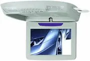 Boss BV9.2GA 9.2" Widescreen TFT Flip-Down Monitor/DVD Combo with Infrared Transmitter, Dome Lights, Swivel DVD, DVD-R/MP4/MP3/CD/VCD (Grey)