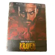 Steelbook Kraven The Hunter (4K UHD + Blu-ray + Digital) New