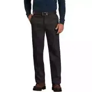 Dickies Men’s Flex 11874 Straight-Leg Black ClassicWork Stretch Pant, Size 34x34