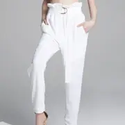 NWT ALICE MCCALL End of a Circle Relaxed Crepe Tailored Pants Mellow Yellow 6
