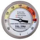 Tel-Tru Step Mash Thermometer | 30" Stem | 3" Dial Face - All Grain Brewing
