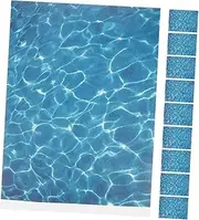 10pcs Self Adhesive Water Ripples Sticker for Scenery Decor Artificial Water Sheet for Micro Landscapes Model River and Table Supply Enhance Outdoor Model Beauty