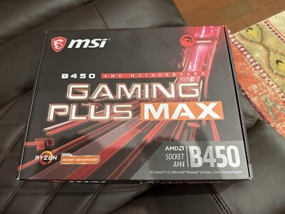 MSI B450 GAMING PLUS MAX AMD AM4 Usb3.2 Gen2 ATX Motherboard