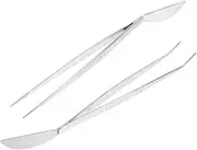Small Tweezers Bonsai Tools Set Stainless Steel Craft Tweezers for Bonsai