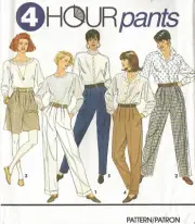 Simplicity Sewing Pattern 7941 Misses Pants Shorts Pleated Sizes 12-16 FF UNCUT