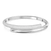 SWAROVSKI CRYSTAL DEXTERA BANGLE WHITE SIZE LARGE 5674981.NEW IN BOX